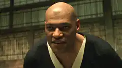 Laurence Fishburne as Morpheus nodding