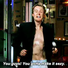 Macaulay Culkin juggling with caption