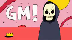 Grim Reaper waving GM