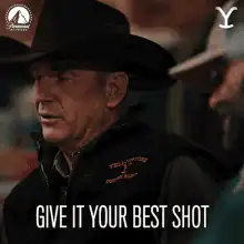 Kevin Costner Give It Your Best Shot