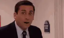 Michael Scott shocked face
