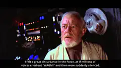 Obi-Wan senses WAGMI in the Force
