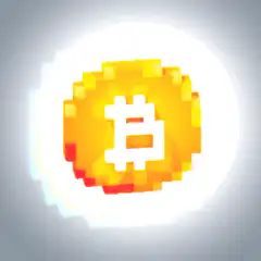 Pixel Bitcoin Coin Spin