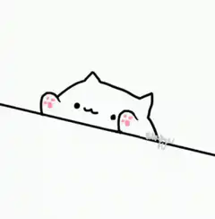 cute cat peeking over edge