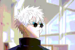 Gojo Satoru smoking