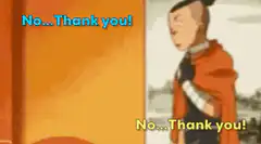 Aang and Zuko bowing and saying thank you