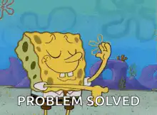 Spongebob Problem Solved