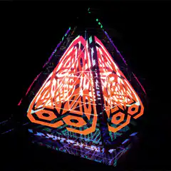 Neon Butterfly Pyramid