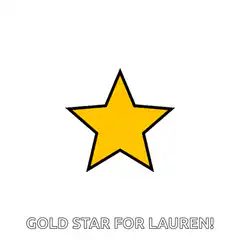 Gold Star for Lauren