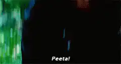 Katniss screaming Peeta