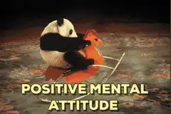 Panda rocking horse positive mental attitude