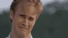 James Van Der Beek squinting face