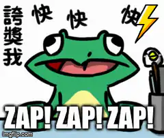 Frog Zap Zap Zap