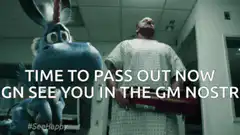 Donkey sees man pass out with bat