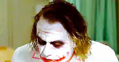 Joker laughing maniacally