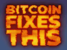 Bitcoin Fixes This LED sign