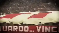 AC Milan banner in stadium