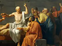 Death of Socrates painting
