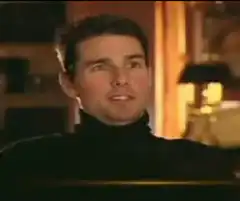 Tom Cruise smiling and laughing