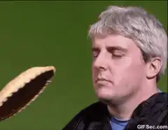 Man gets hit in the face with a pie