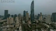 Bangkok cityscape day to night timelapse
