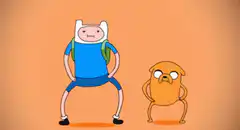 Finn and Jake dancing