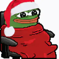 Pepe in Santa Hat