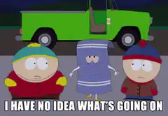 South Park characters confused towel