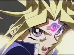 Yugi Muto activates Millennium Eye