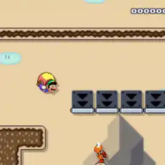 Mario hits blocks for coins