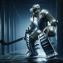 Knight hockey goalie
