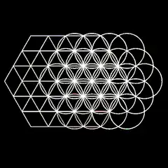 Flower of Life geometric pattern animation