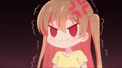 chibi girl angry with vein pop
