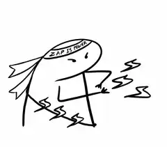 Zap is Power character