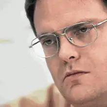 Dwight Schrute intense stare