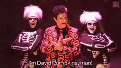 David Pumpkins introduces himself