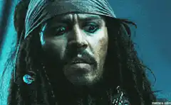 Jack Sparrow confused hand gesture
