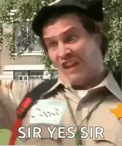 Dwight Schrute Saluting Sir Yes Sir