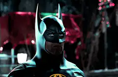 Batman looking serious