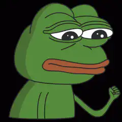 Pepe shrugging