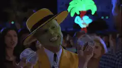 The Mask throws money