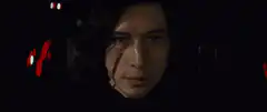 Kylo Ren and Leia reaction