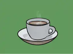 Steaming Cup of Coffee