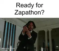 John Wick Ready for Zapathon