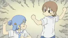 Usami and Nagisa fist bump