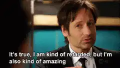David Duchovny amazing and retarded