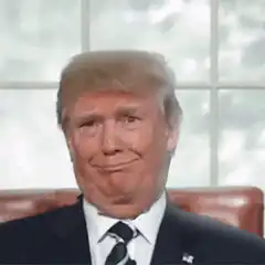 Donald Trump tongue roll