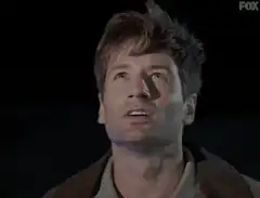 Fox Mulder abducted by UFO