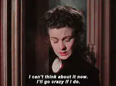 Vivien Leigh crying I can't think about it now