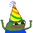 Pepe the Frog party hat